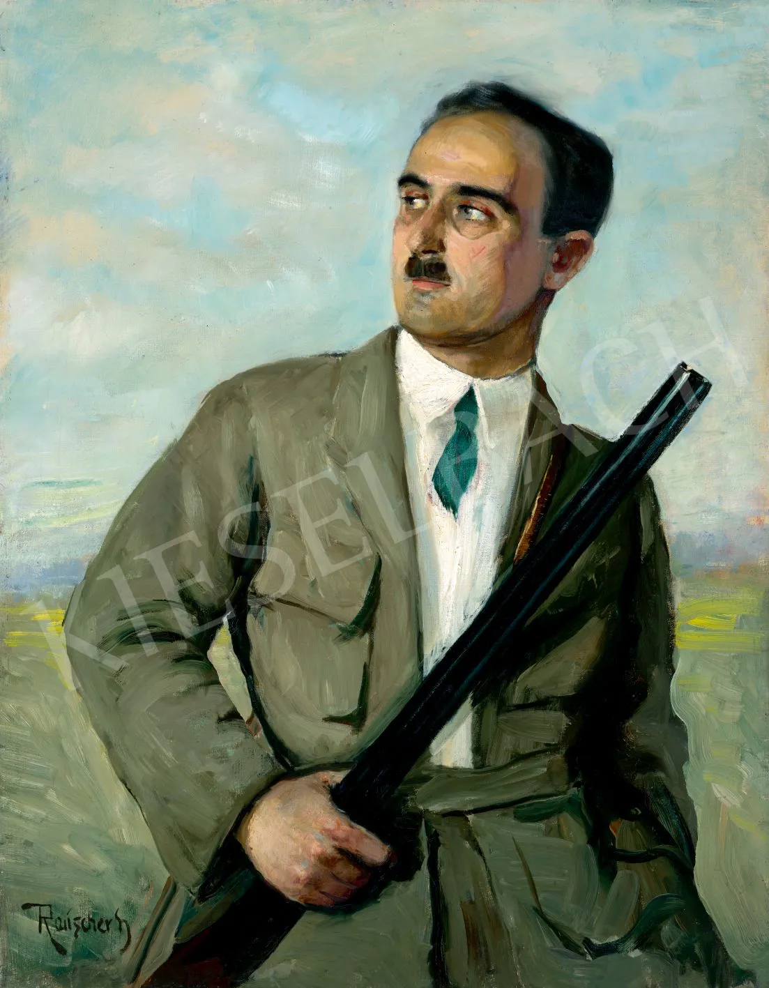 A vadász by György Rauscher - private collection