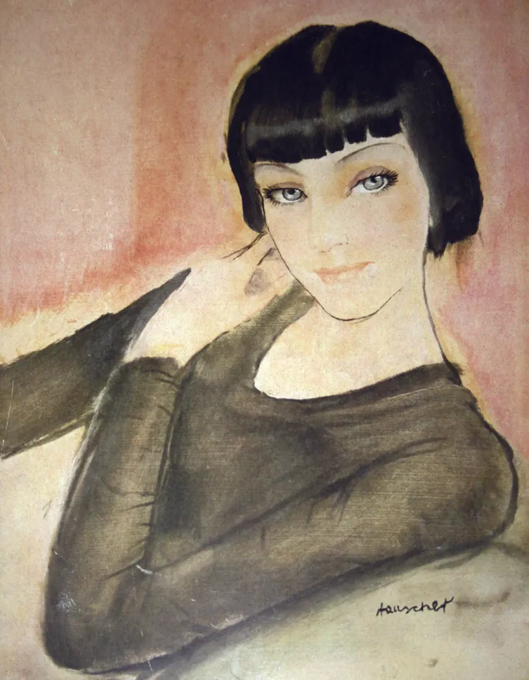 Untitled (woman's portrait) by György Rauscher (c. 1928-1930)