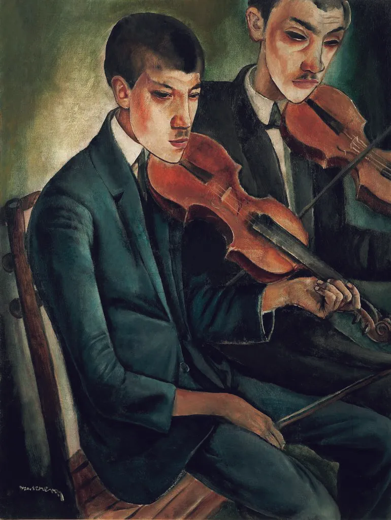 Hegedülők by György Rauscher (c. 1925)