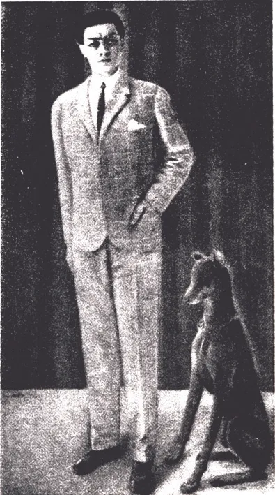 Önarckép Ajax-szal by György Rauscher (1927) - Rauscher family archive