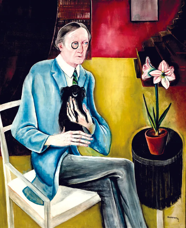 Szomory Dezső portréja by György Rauscher (1927) - Magyar Nemzeti Galéria, Budapest