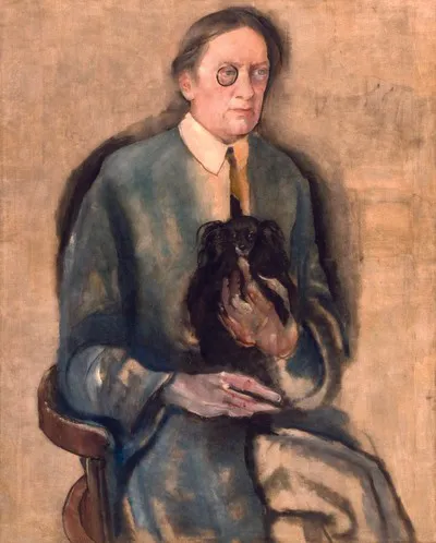 Szomory Dezső (tanulmány) by György Rauscher (1927) - Petőfi Irodalmi Múzeum, Budapest