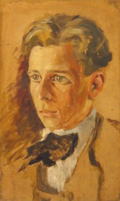 Vaszkó Ödön portréja by György Rauscher (1927) - Rauscher family archive