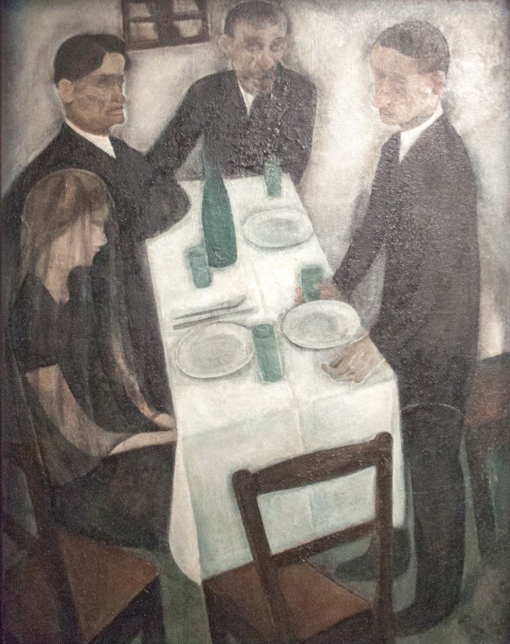 György Rauscher, Halotti tor (Funeral Feast), 1927